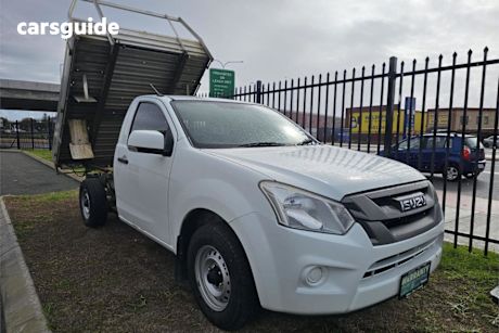 White 2018 Isuzu D-MAX Cab Chassis SX (4X2)