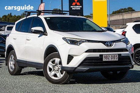 White 2017 Toyota RAV4 SUV GX F