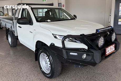 White 2022 Mitsubishi Triton Cab Chassis GLX (4X4)