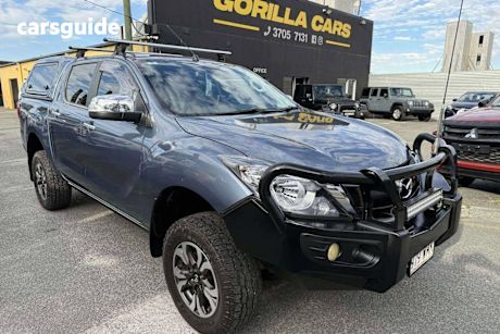 Blue 2016 Mazda BT-50 Ute Tray GT (4x4) MY16