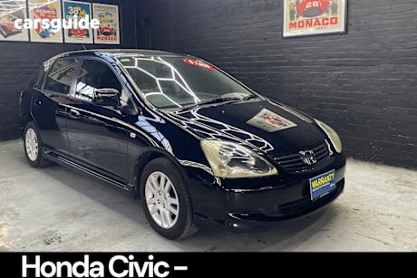 Black 2004 Honda Civic Hatchback VI