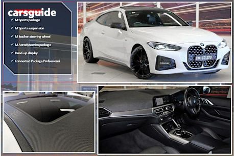White 2021 BMW 420i Coupe M Sport