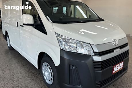 White 2020 Toyota Hiace Commercial LWB