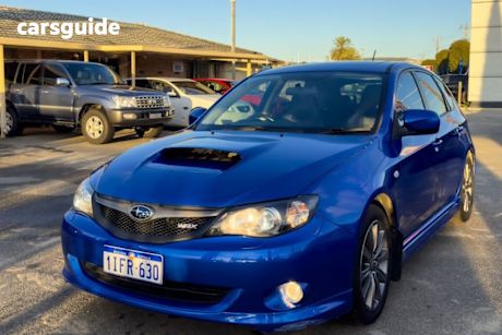 Blue 2009 Subaru Impreza Hatchback WRX (awd)