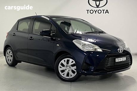 Blue 2019 Toyota Yaris Hatch Ascent