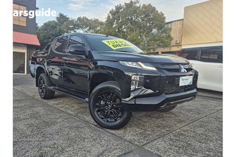 Black 2021 Mitsubishi Triton Double Cab Pick Up GSR (4X4)