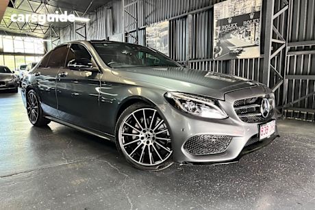 Grey 2017 Mercedes-Benz C220 Sedan D