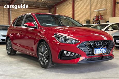 Red 2021 Hyundai I30 Hatchback Active