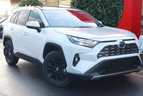White 2024 Toyota RAV4 Wagon Cruiser (2WD) Hybrid