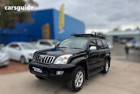 Black 2009 Toyota Landcruiser Wagon PRADO GXL (4x4) KDJ120R 07 UPGRADE