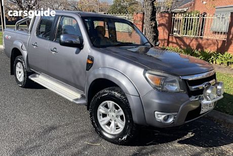 Grey 2010 Ford Ranger Dual Cab Pick-up XLT (4X4)