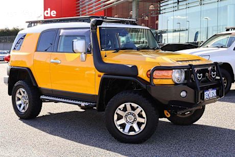 Yellow 2014 Toyota FJ Cruiser Wagon 4X4