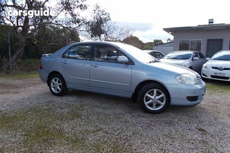 Blue 2004 Toyota Corolla Sedan Ascent Sport