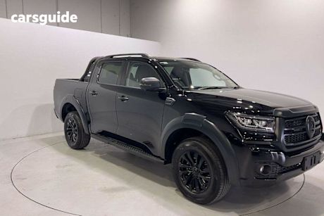 Black 2025 GWM Cannon Dual Cab Utility Vanta (4X4)