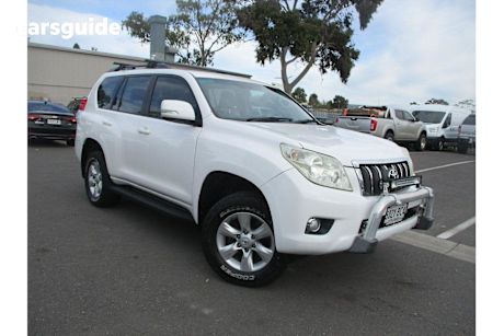 White 2010 Toyota Landcruiser Prado SUV GXL 4X4