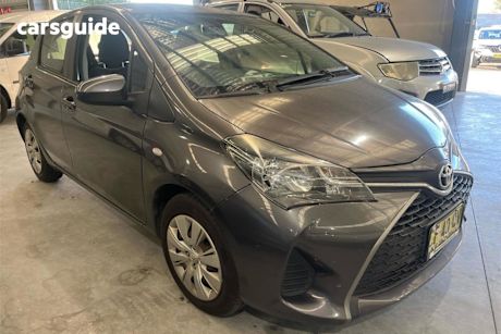 Grey 2015 Toyota Yaris Hatchback Ascent