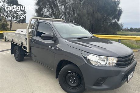 Grey 2020 Toyota Hilux Cab Chassis Workmate