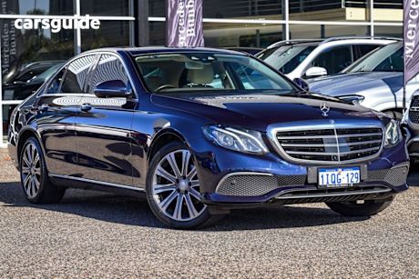 Blue 2016 Mercedes-Benz E200 Sedan