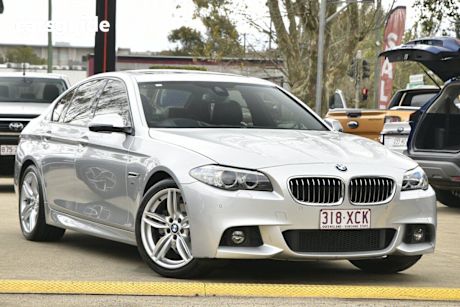 Silver 2016 BMW 520D Sedan Luxury Line