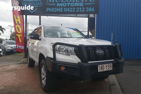 White 2018 Toyota Landcruiser Prado Wagon GX (4X4)