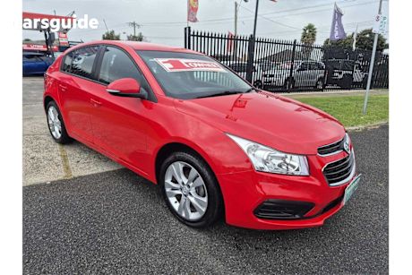 Red 2015 Holden Cruze Hatchback Equipe