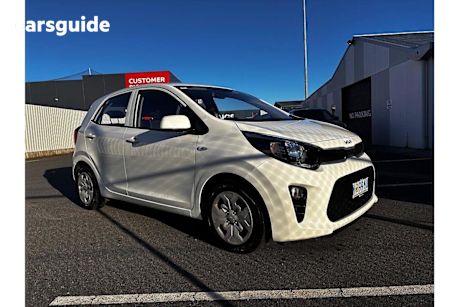 White 2022 Kia Picanto Hatch S F