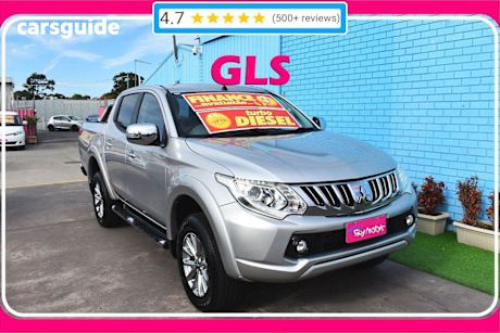 Silver 2015 Mitsubishi Triton Dual Cab Utility GLS (4X4)
