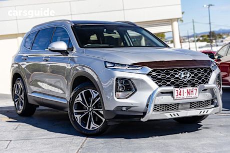 Silver 2020 Hyundai Santa FE SUV HIGHLANDER 4X4