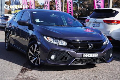 Grey 2017 Honda Civic Hatchback VTI-S