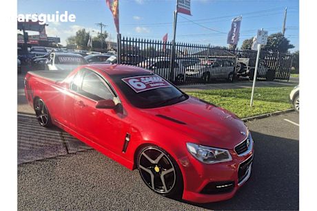 Red 2013 Holden UTE Utility SV6