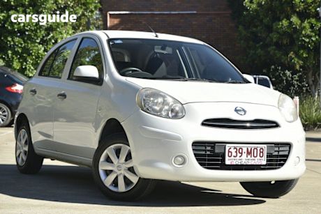 White 2013 Nissan Micra Hatchback ST
