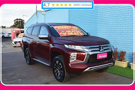 Red 2021 Mitsubishi Pajero Sport Wagon Exceed (4X4) 7 Seat
