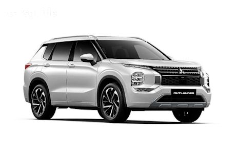 White 2025 Mitsubishi Outlander Wagon Exceed 7 Seat (Awd)