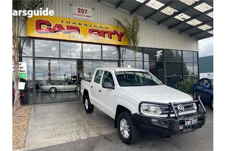 White 2017 Volkswagen Amarok Dual Cab Utility TDI420 Core Plus (4X4)