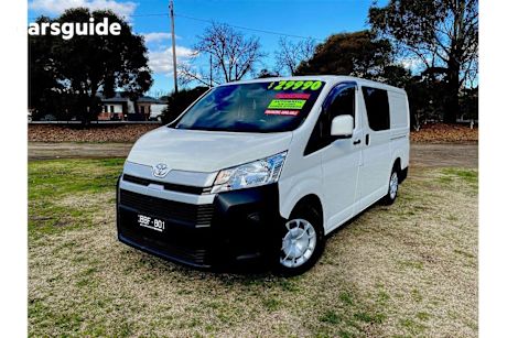 White 2019 Toyota Hiace Van LWB GL Pack