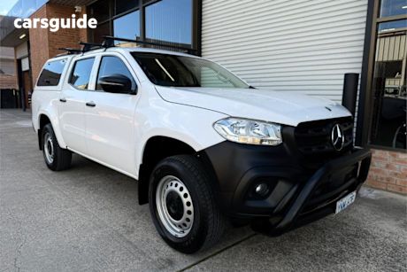 White 2019 Mercedes-Benz X220 Dual Cab Pick-up D Pure (2WD)