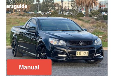 Black 2015 Holden UTE Utility SV6