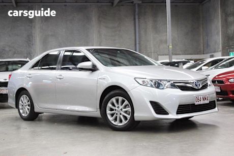 Silver 2012 Toyota Camry Sedan Hybrid H