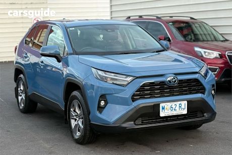 Blue 2022 Toyota RAV4 Wagon GX (awd) Hybrid