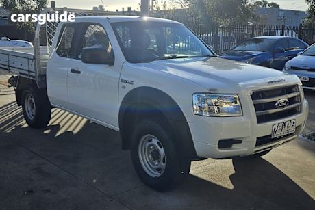 White 2008 Ford Ranger Super Cab Chassis Xl (4X2)