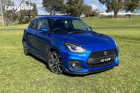Blue 2023 Suzuki Swift Hatchback Sport Turbo
