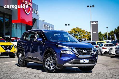 Blue 2024 Nissan X-Trail Wagon ST (2WD)