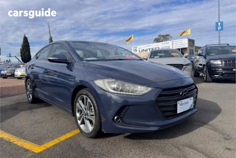 Blue 2016 Hyundai Elantra Sedan Elite 2.0 MPI