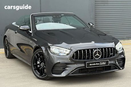 Grey 2021 Mercedes-Benz E53 Cabriolet 4Matic+ EQ (hybrid)