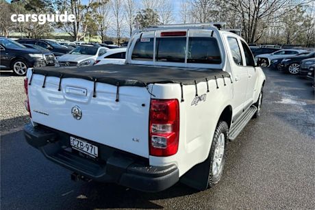 White 2012 Holden Colorado Crew Cab Chassis LX (4X4)