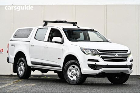 White 2018 Holden Colorado Crew Cab Pickup LS (4X4)