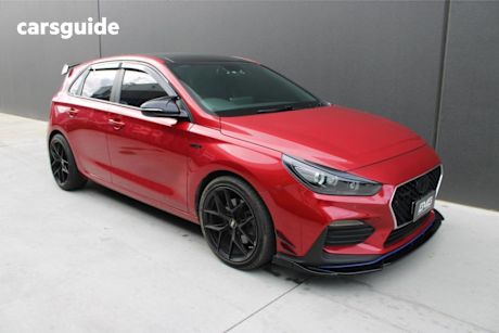 Red 2022 Hyundai I30 Hatchback N Line Premium