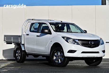 White 2017 Mazda BT-50 Dual Cab Utility XT (4X2)