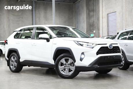White 2022 Toyota RAV4 Wagon GX (2WD) Hybrid