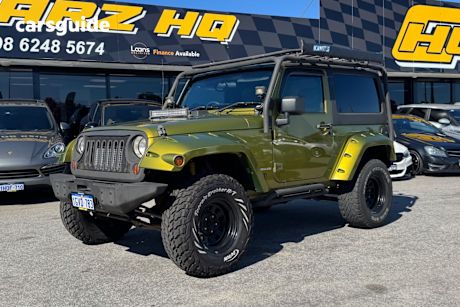 Gold 2007 Jeep Wrangler Softtop Sport (4X4)